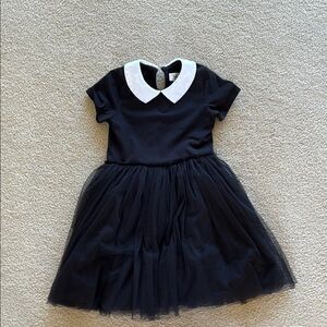 Black Dress with White Collar